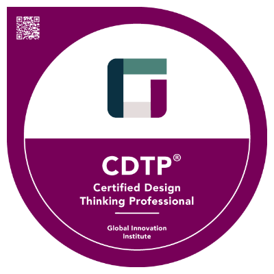 شارة CDTP — Certified Design Thinking Professional